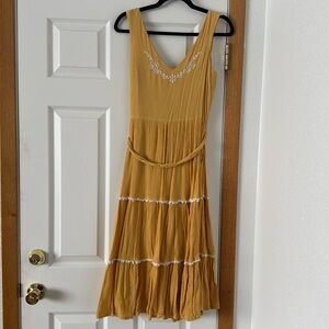 Women’s yellow summer dress